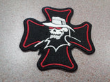 Gangster Choppers Maltese Cross 4" Patch